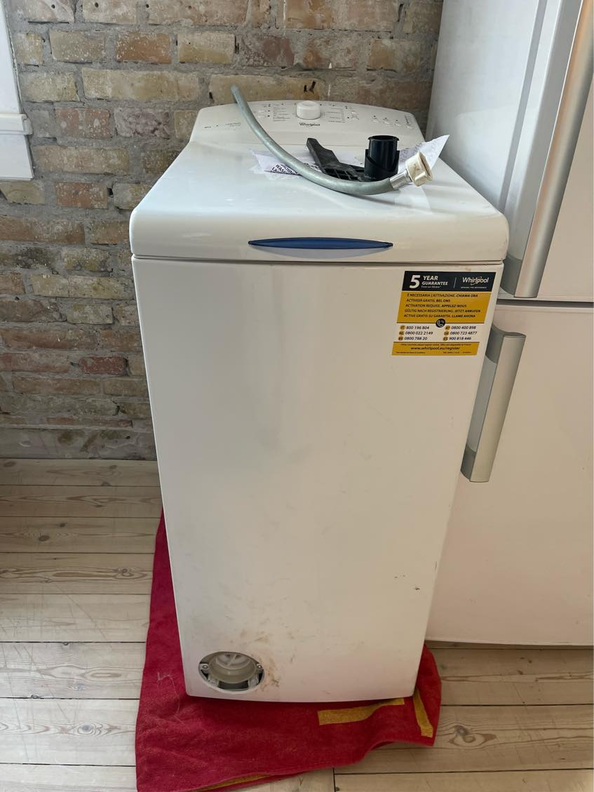 Bortskaffelse af vaskemaskine