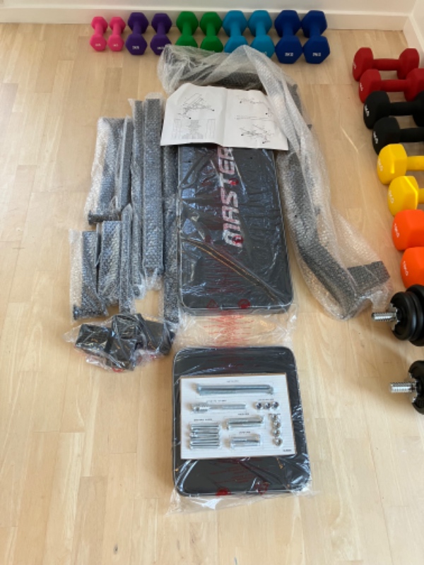 Samle træningsbænk