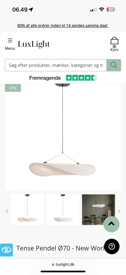 Sæt lampe op