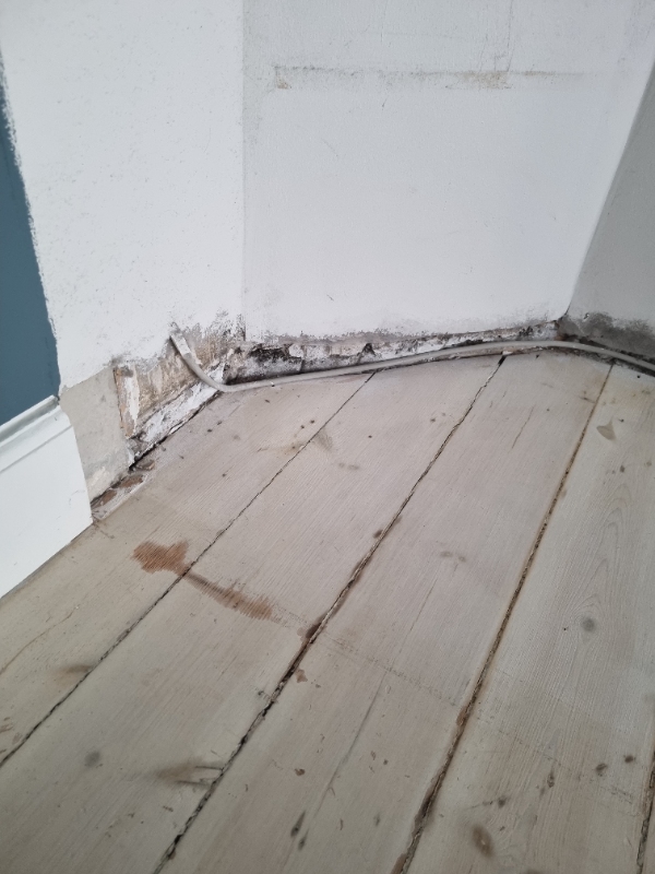 Påsætning af fodlister