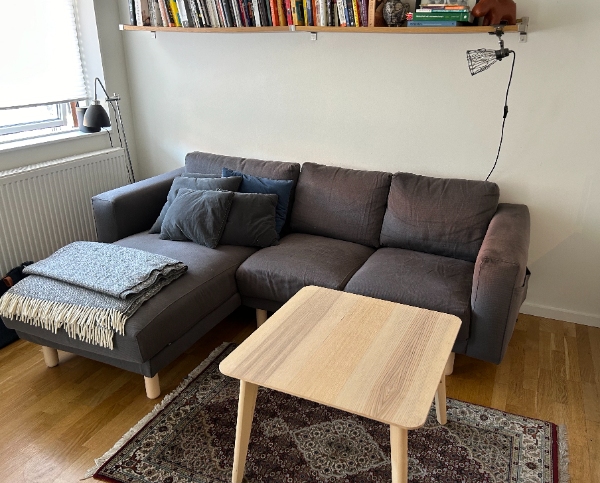 Nedbæring og afskaffelse af Sofa, Skrivebord, Spisebord og diverse småting.