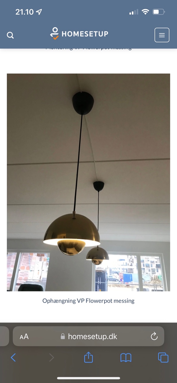 Sætte to lamper op samme sted