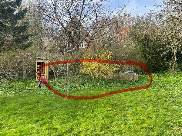 Nedlægning af bed og trampolin