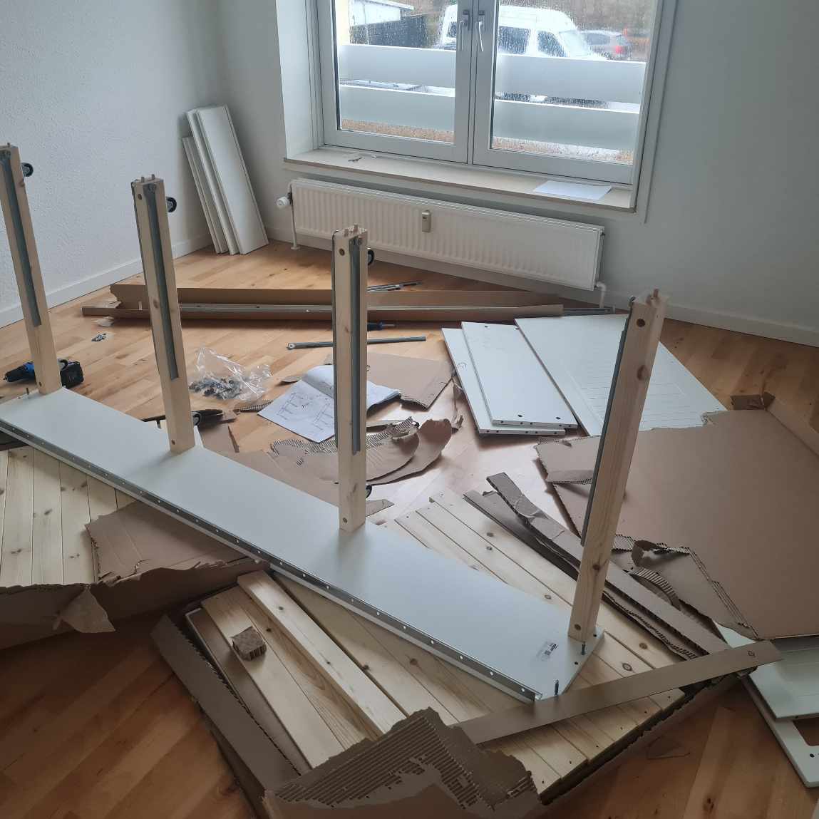 Samle to stk hemnes senge