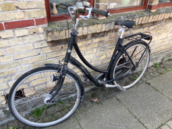 Køre grenaffald på genbrugsplads