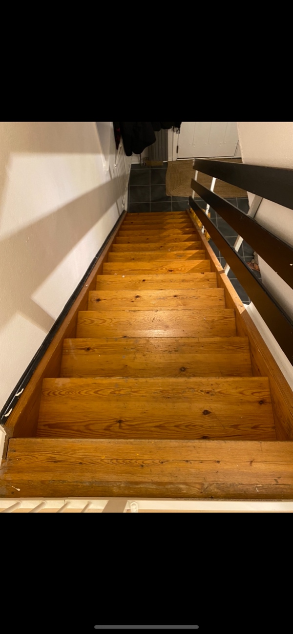 Gulvslibning af trappetrin