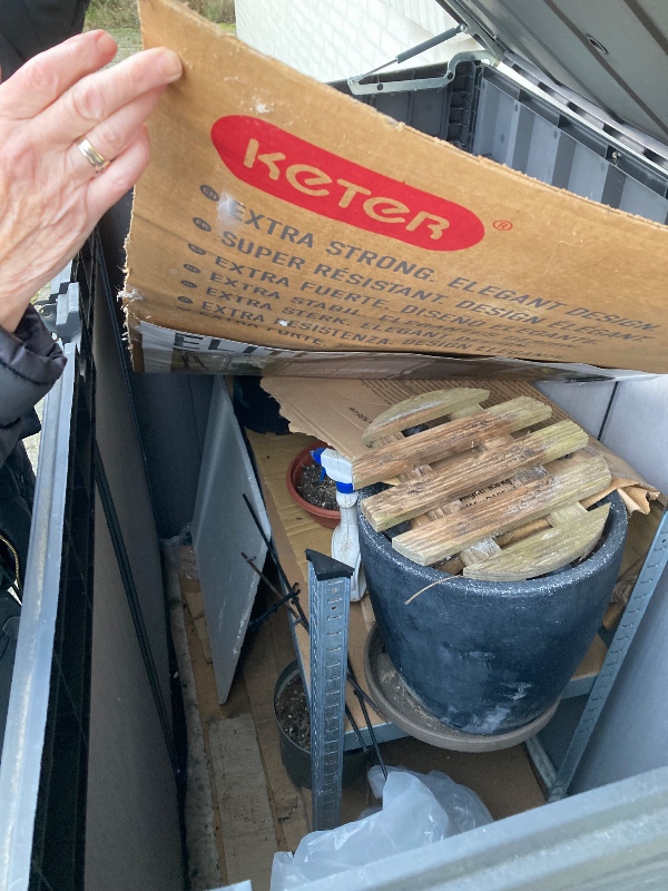 Tømning af redsskabskur