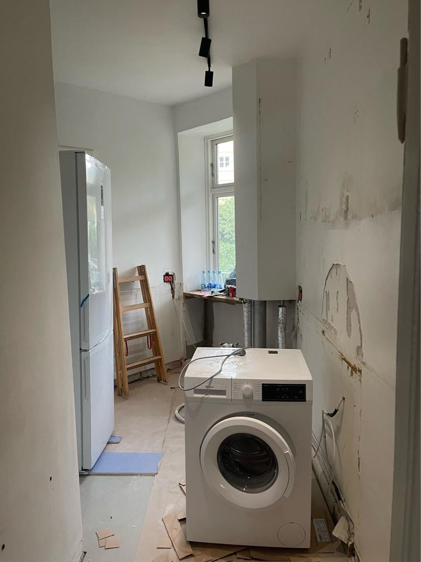 Reparation af filt på vægge