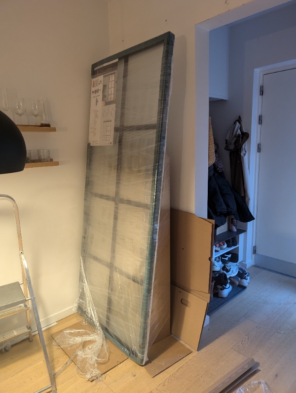 Hjælp til flytning af skydedør