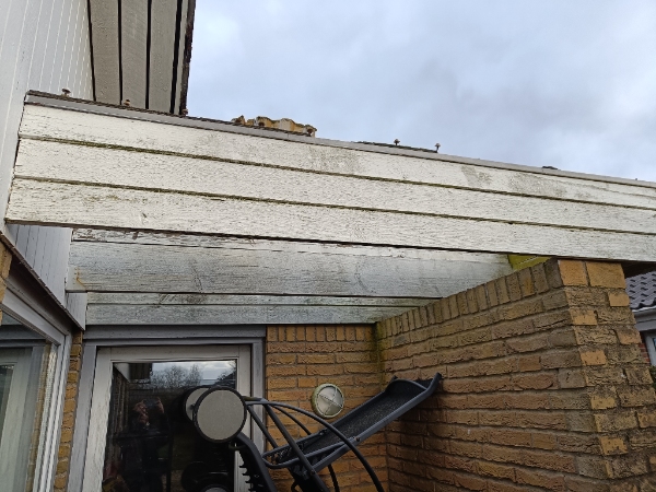 Nyt plast trapez tag ca 4 m2 Udhæng