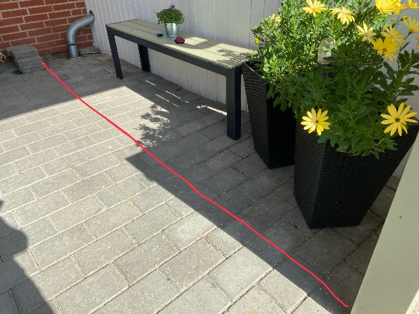 Fliser rettes/skæres + fikse nedløbsrør