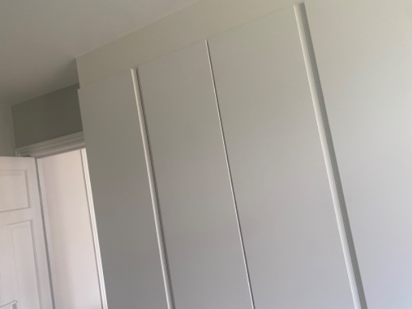 Indbygget Ikea-skabe