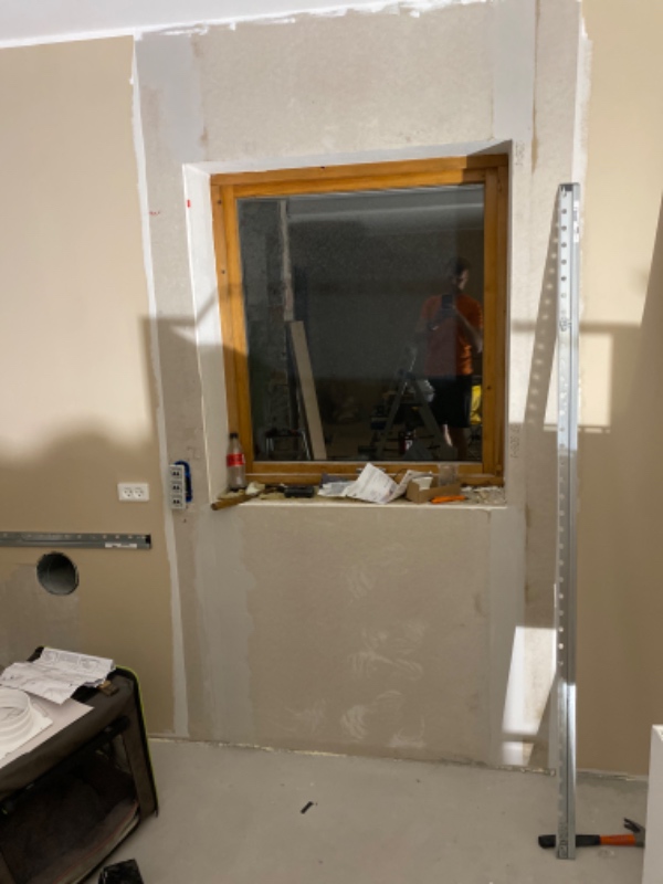 Lav vindueshul til dørhul og sæt dør i