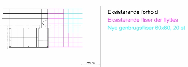 Nivellering af jord-område + lægning af fliser