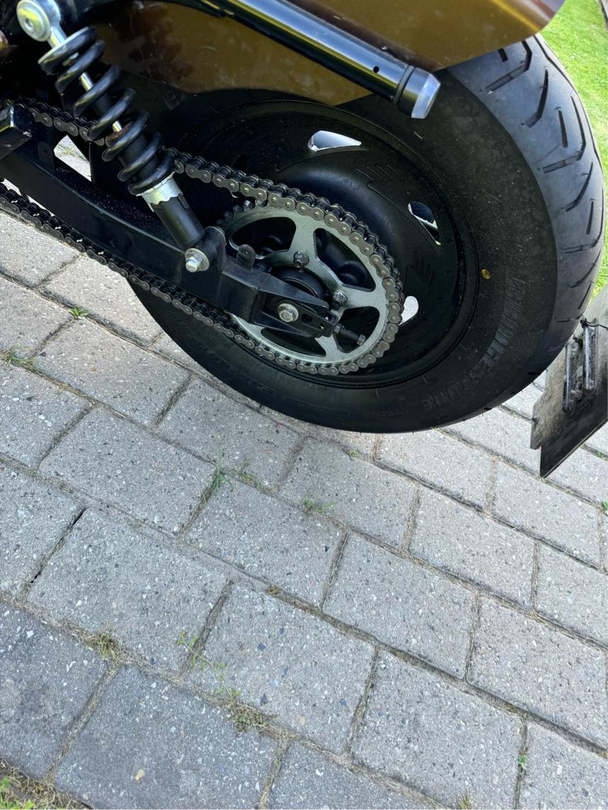 Skift bremser på motorcykel