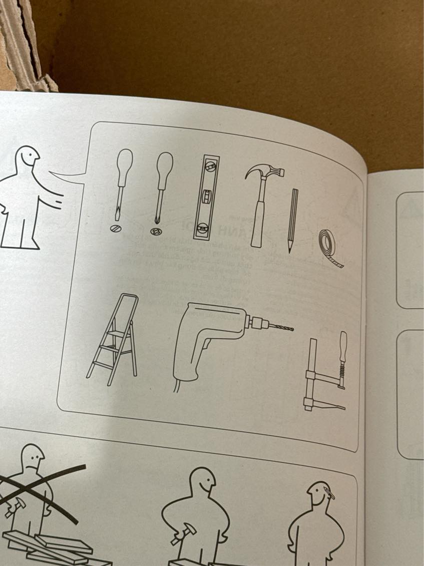 Ha samlet et skab fra Ikea