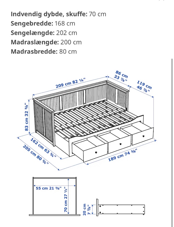 Hjælp til at hente sovesofa