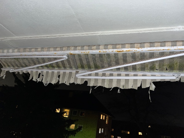 Nedtagning af markise