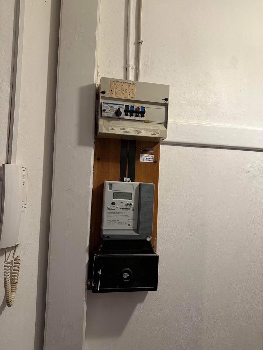 Bygge skab til el måler (skjule den)