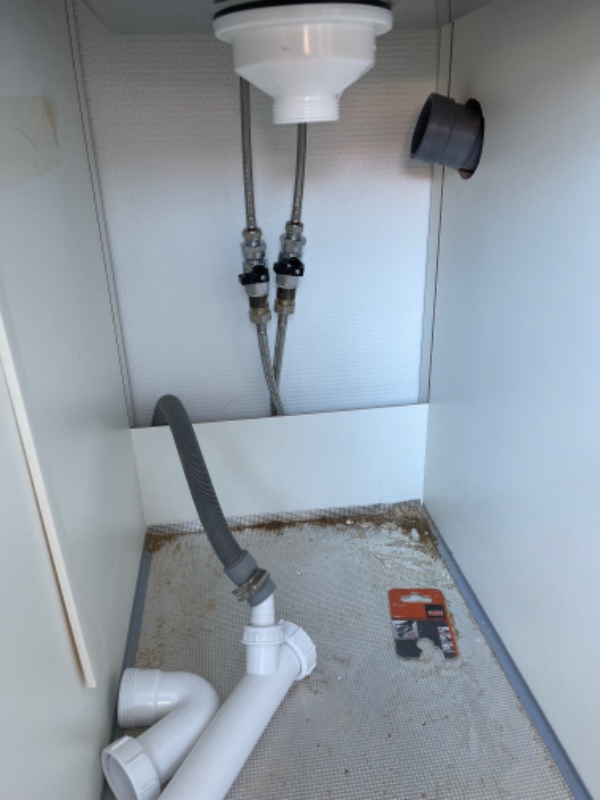 Tilslutning af vask vvs