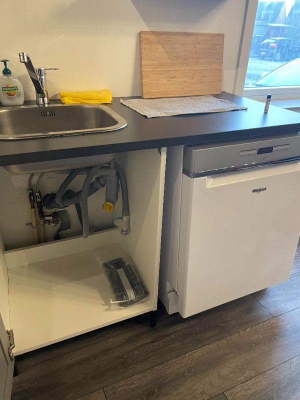 Tilslutning af opvaskemaskine