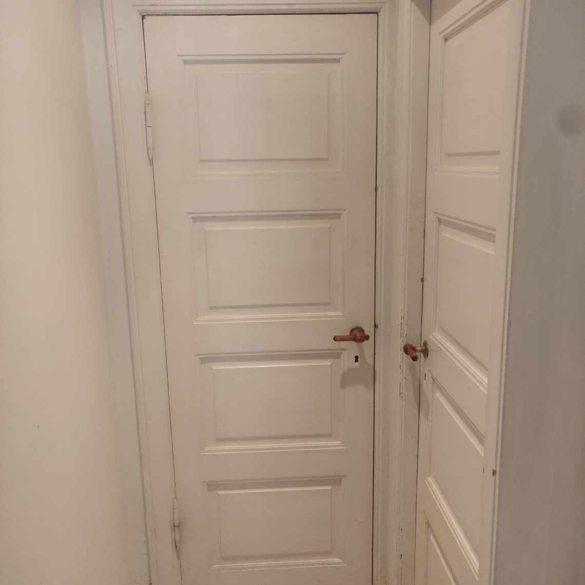 Malet 3 døre incl. dørkamme