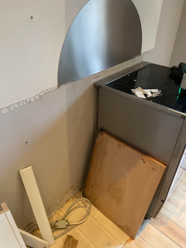 skift af stikkontakter og tjek af el efter køkkenskift/før montering af nyt køkken