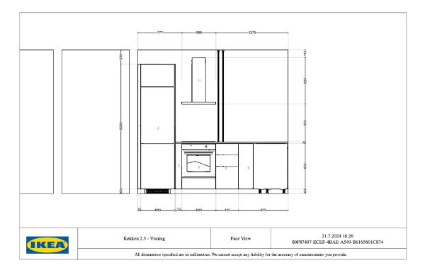 Samling og opsætning af Ikea køkken