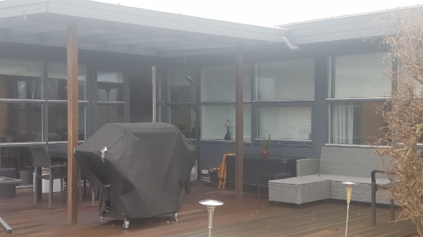 Udskiftning af trapezplader på terasse, ca 2,8 x 4,8 m.