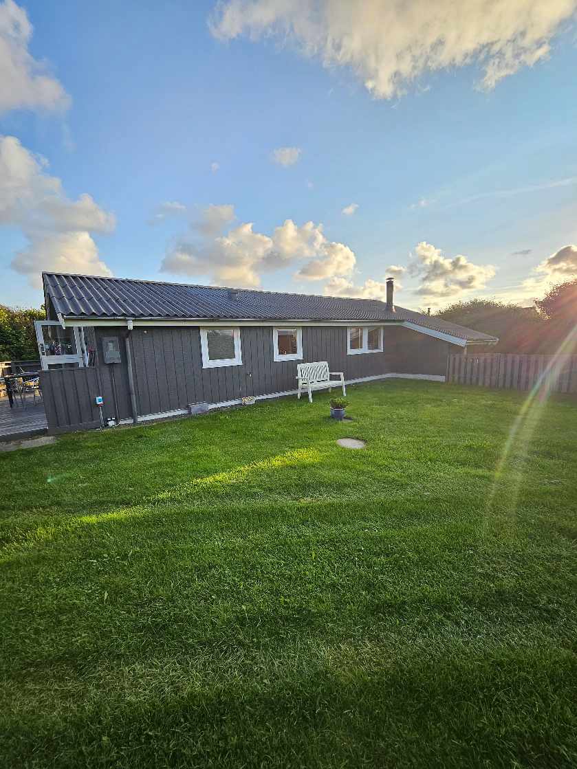 Maling af udhæng på sommerhus