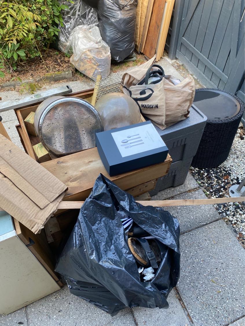 Afhente storskrald og køre på genbrugspladsen