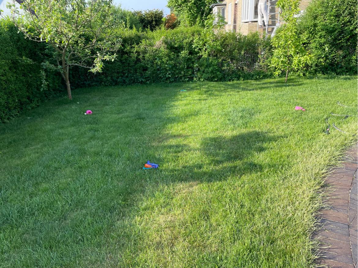 Nedgravning af trampolin