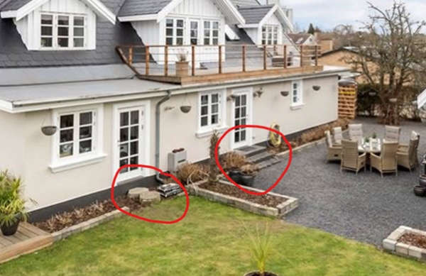 Der skal etableres 3 trapper på 2-3 trin