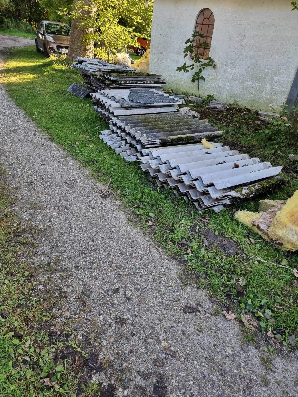 Bortskaffe asbestplader