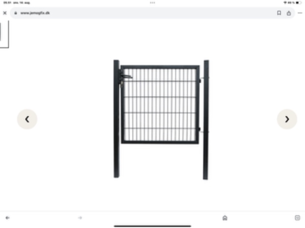 Opsætning af havelågeopsætning af havelåge