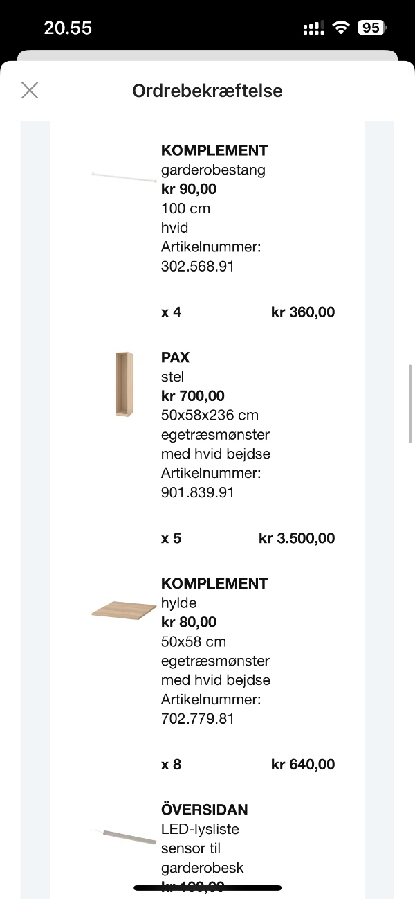 Samle Ikea PAX skab