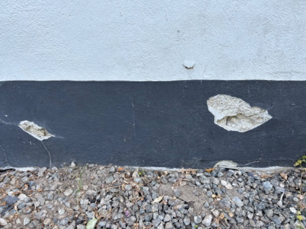 Reparation af mur + pudsning