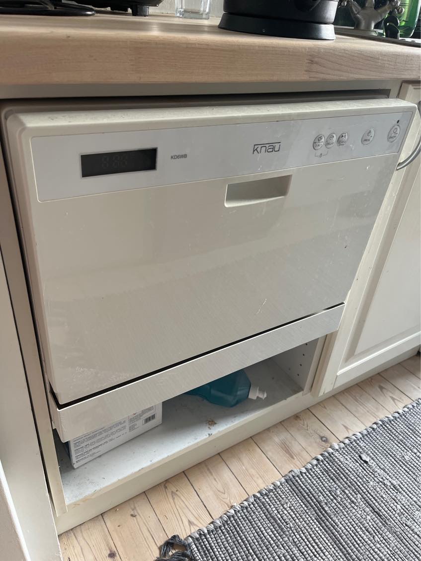 Montere ny bordopvaskemaskine