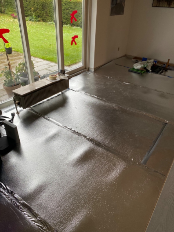 Pålægning af laminatgulv