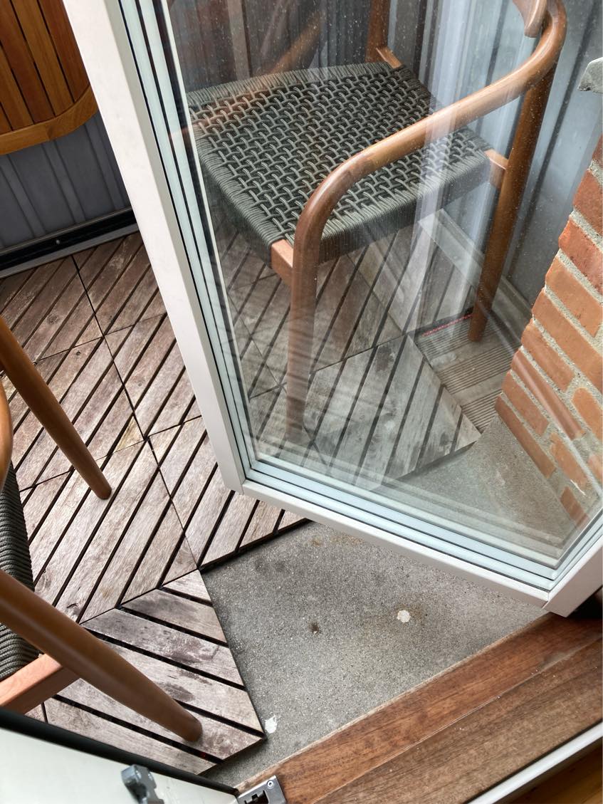 Færdiggøre (tilpasse) klikgulv på altan (3 enheder)