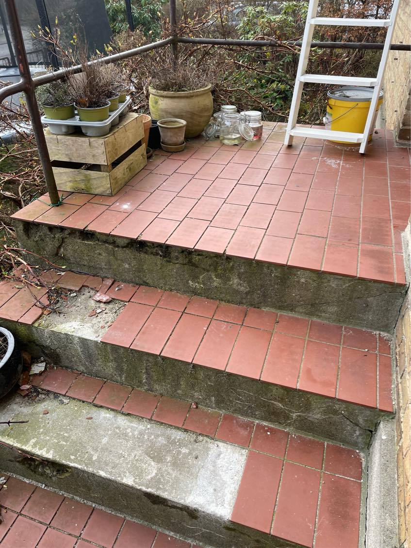 Udendørs Trappe renovering (beton)