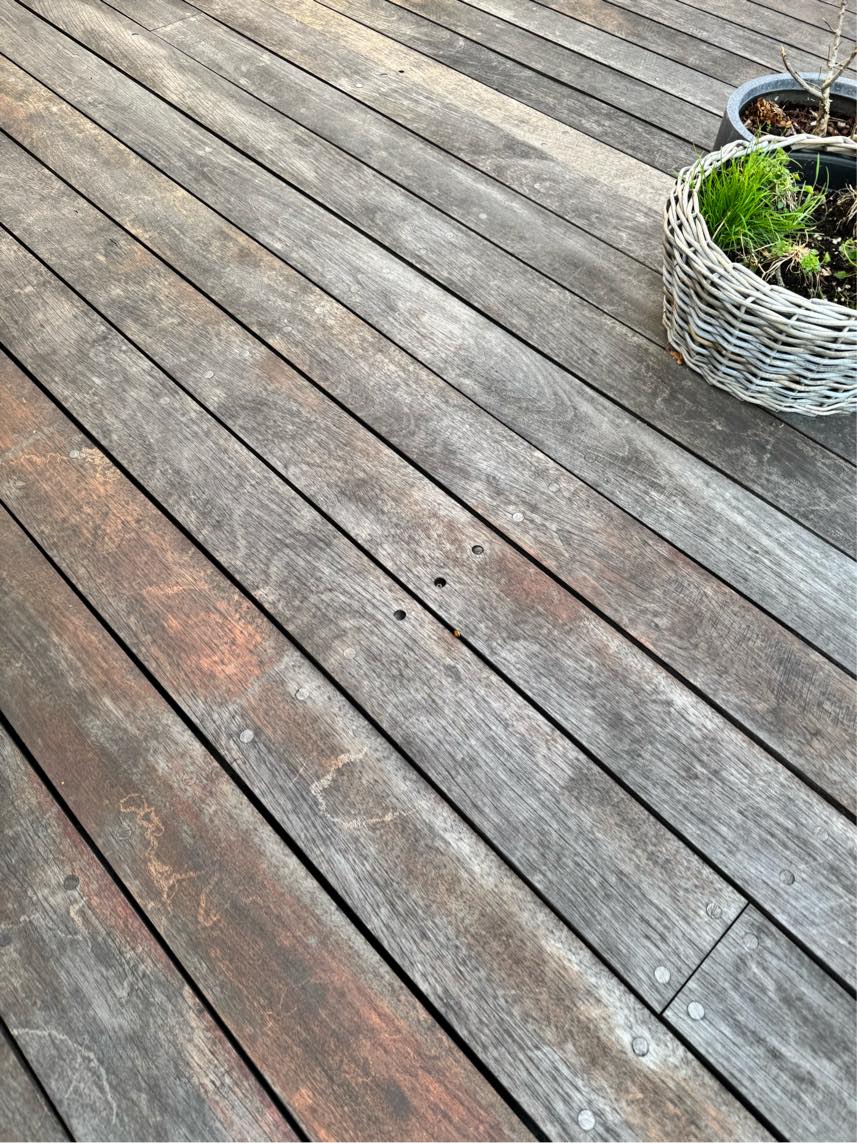 Færdig proppe terrasse