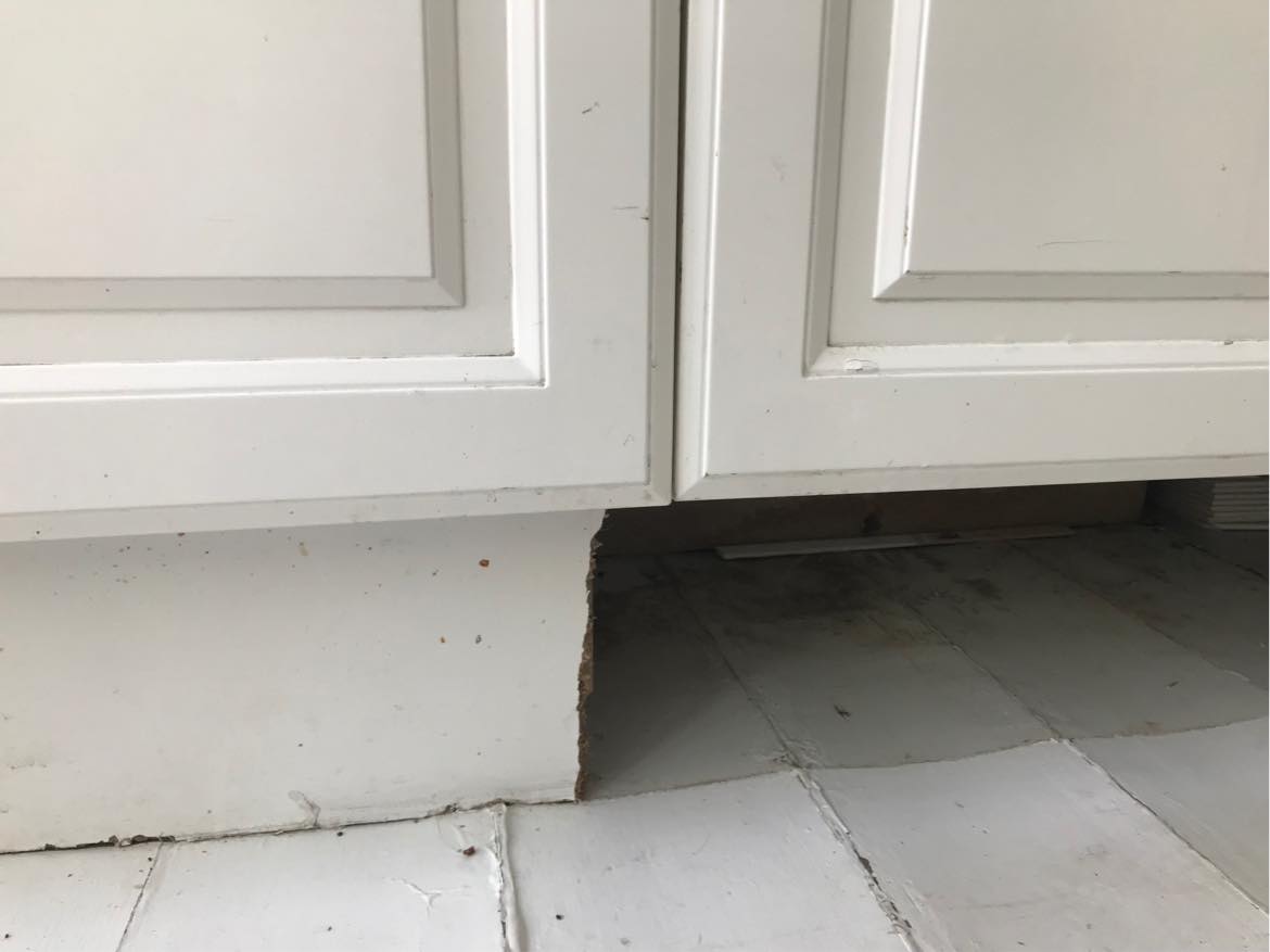 Diverse små tømrer opgaver i køkken - afmonterimg af en træplade og montering og tilskæring af sokkel ( frontpanel ) Lidt fugning. Ps: disse er hasteopgaver, men jeg har em del flere tømreropgaver, så hvis arbejdet fumgerer godt og timeprisen er fair er der flere og også større opgaver at tage fat på.