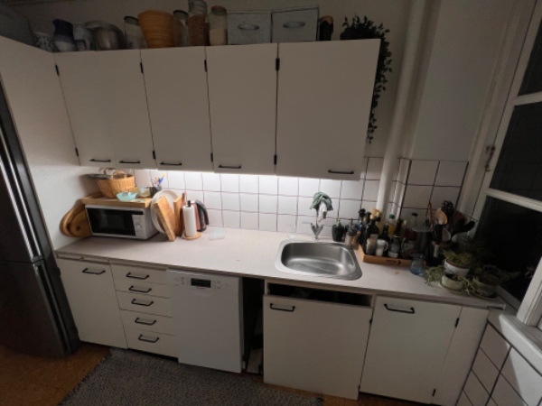 Fjerne køkken fra lejlighed