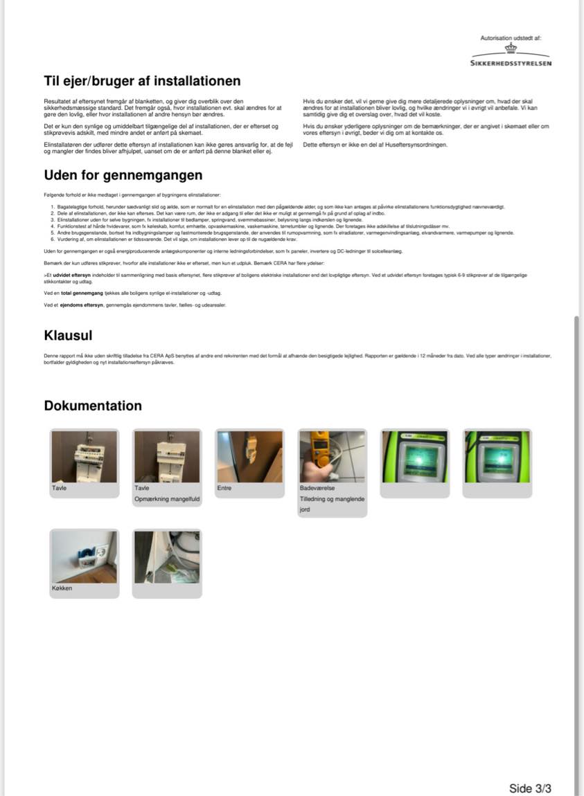 Lovliggørelse af elinstallationer