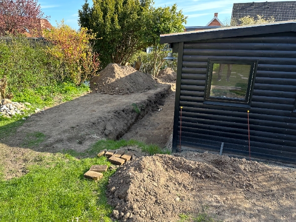 Bortkørsel/bortskaffelse af jordbunke