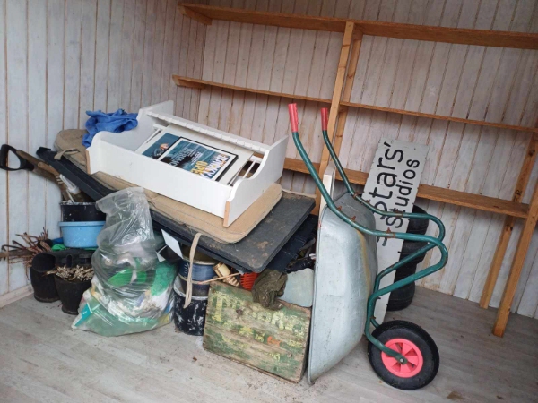 Kørsel af skrald til losseplads