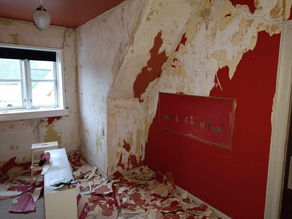 Hjælp til fjernelse af gammel tapet