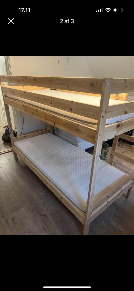 Hente højeseng og levere