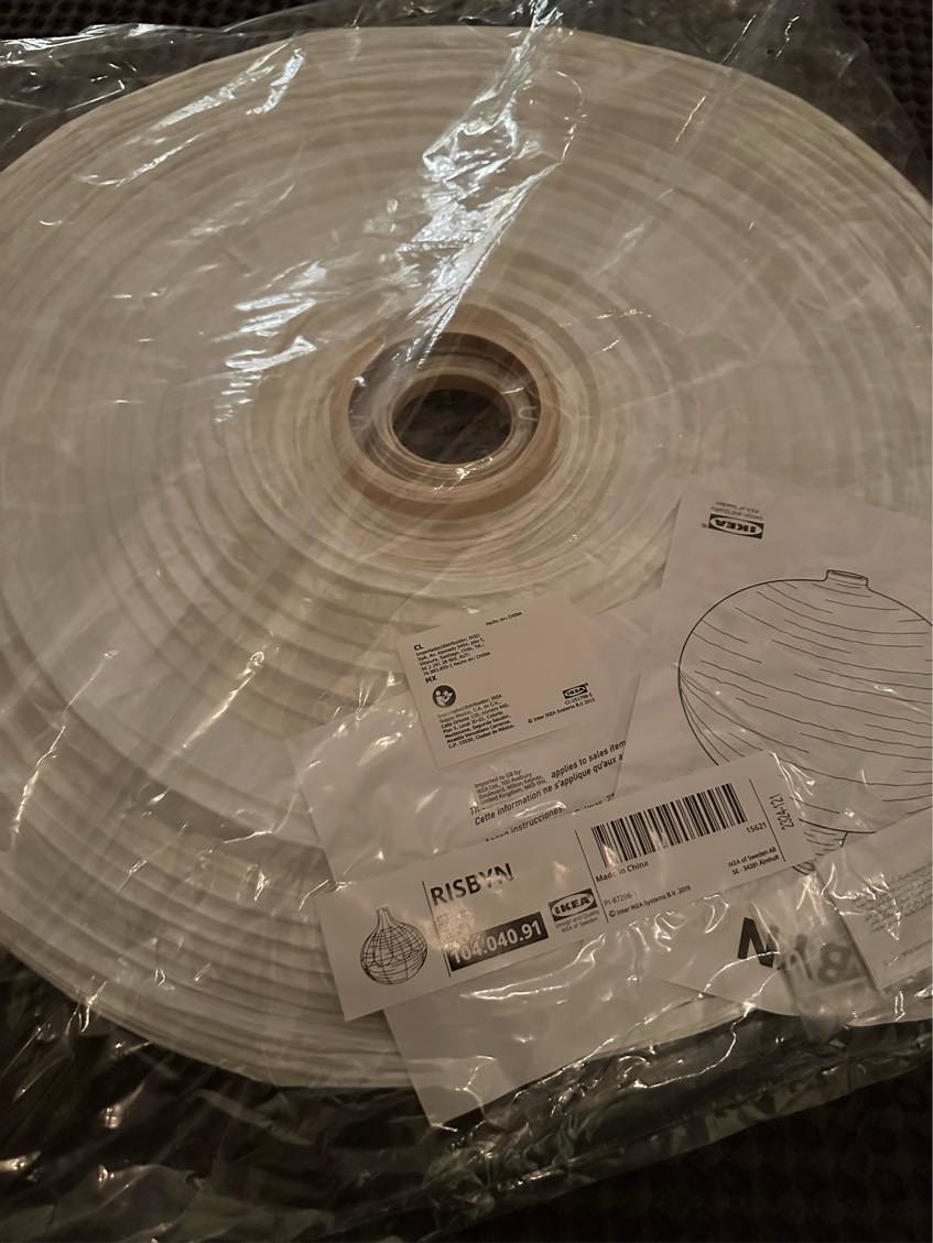 Ophængning af 5 lamper - tag gerne 3 m hvid ledning med